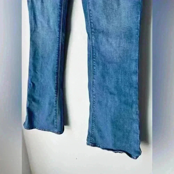 American Eagle Outfitters Womens Flare Western Country Jeans Short Stretch 0 - Picture 2 of 8